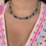 Collier Trésor bleu or
