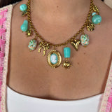 Collier Bridgerton azur