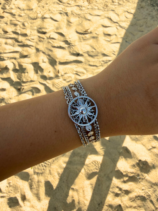 Bracelet Island argenté