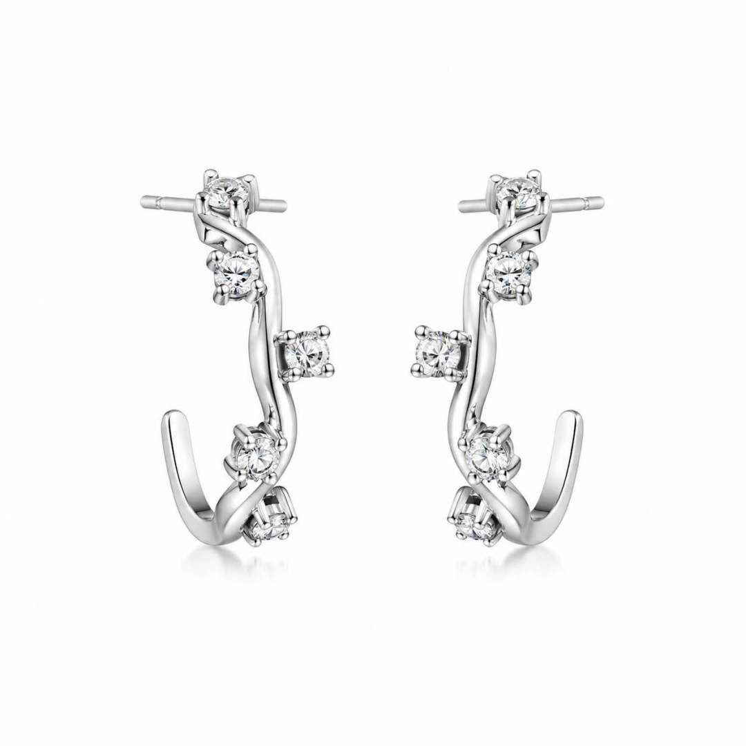 Boucles Ysé argent