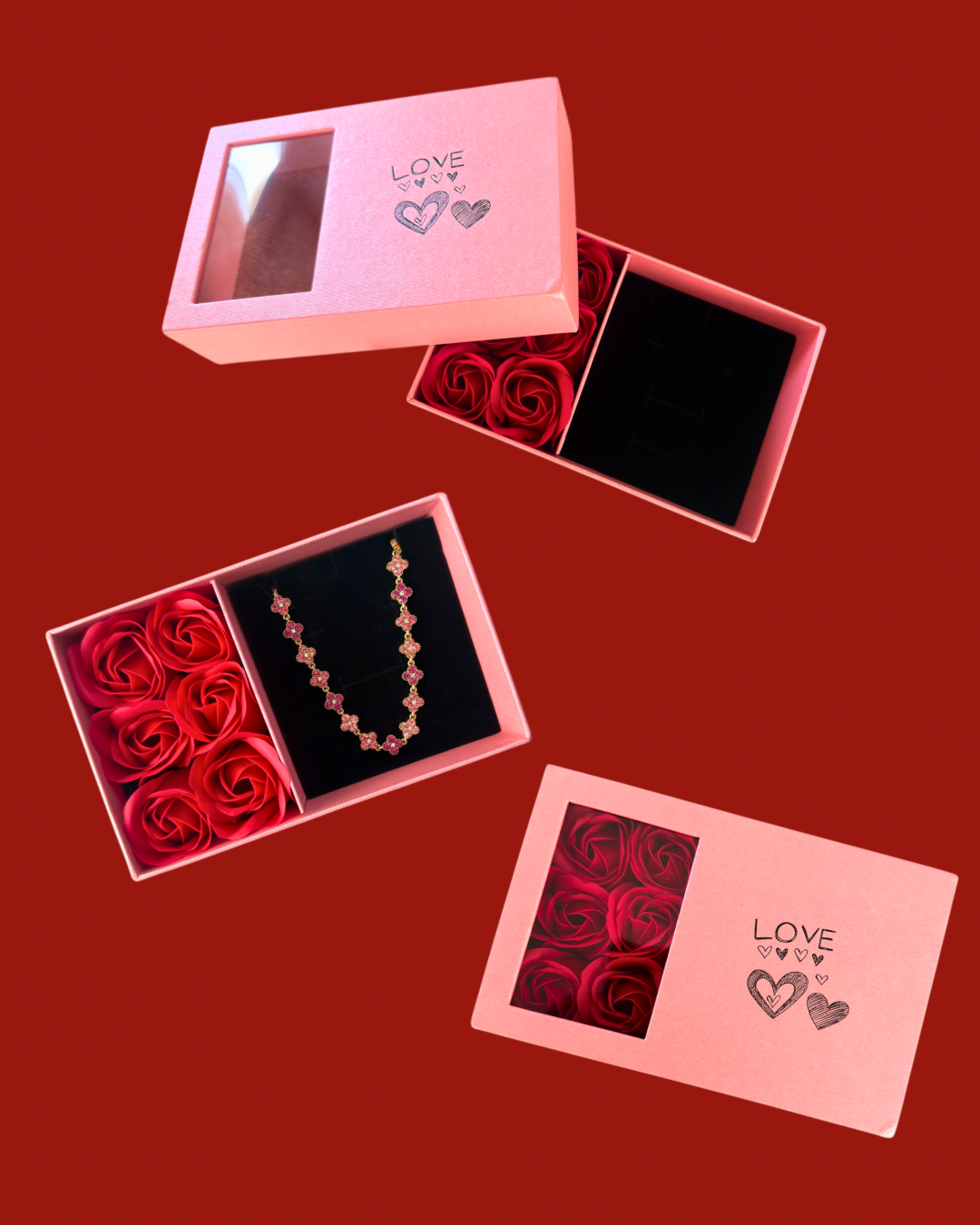 Boîte Cadeau rose