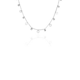 Collier Rosa argent